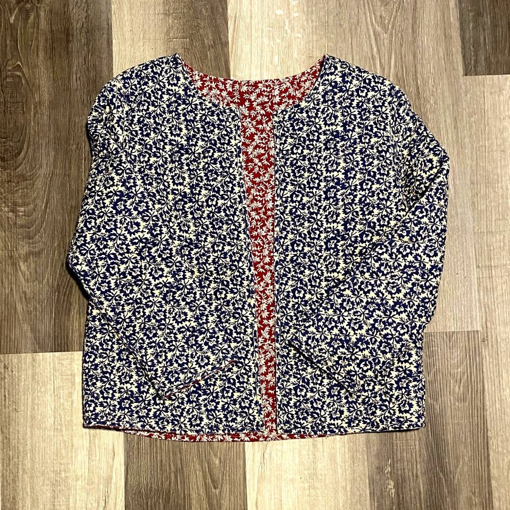 Open front double side wear Quilted Jacket